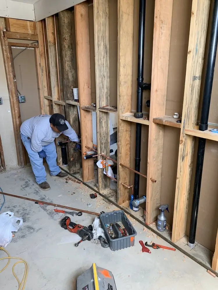 Commercial rough-in plumbing for Water Heater Replacement in Lehi